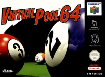 Virtual Pool 64 (Europe) box cover front